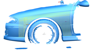 Reverse engineer 3d laser scan for Automotive Product Development