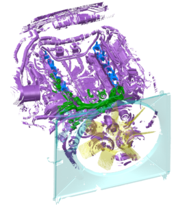 Engine Bay 3D scan Toyota tundra V8
