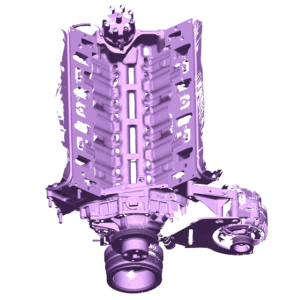 3D Scan Holden 308 Engine Valley alternator pulleys